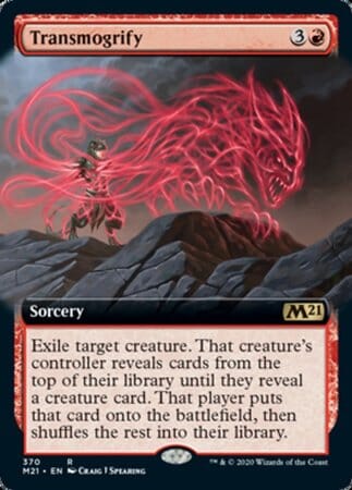Transmogrify (Extended Art) [Core Set 2021] MTG Single Magic: The Gathering  | Multizone: Comics And Games