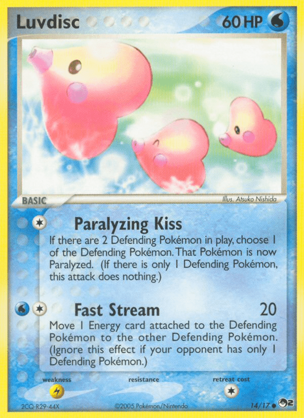 Luvdisc (14/17) [POP Series 2] Pokemon Single Pokémon  | Multizone: Comics And Games