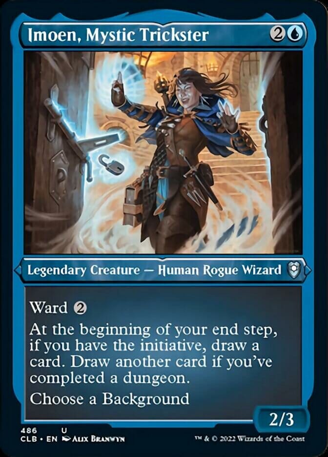Imoen, Mystic Trickster (Foil Etched) [Commander Legends: Battle for Baldur's Gate] MTG Single Magic: The Gathering  | Multizone: Comics And Games