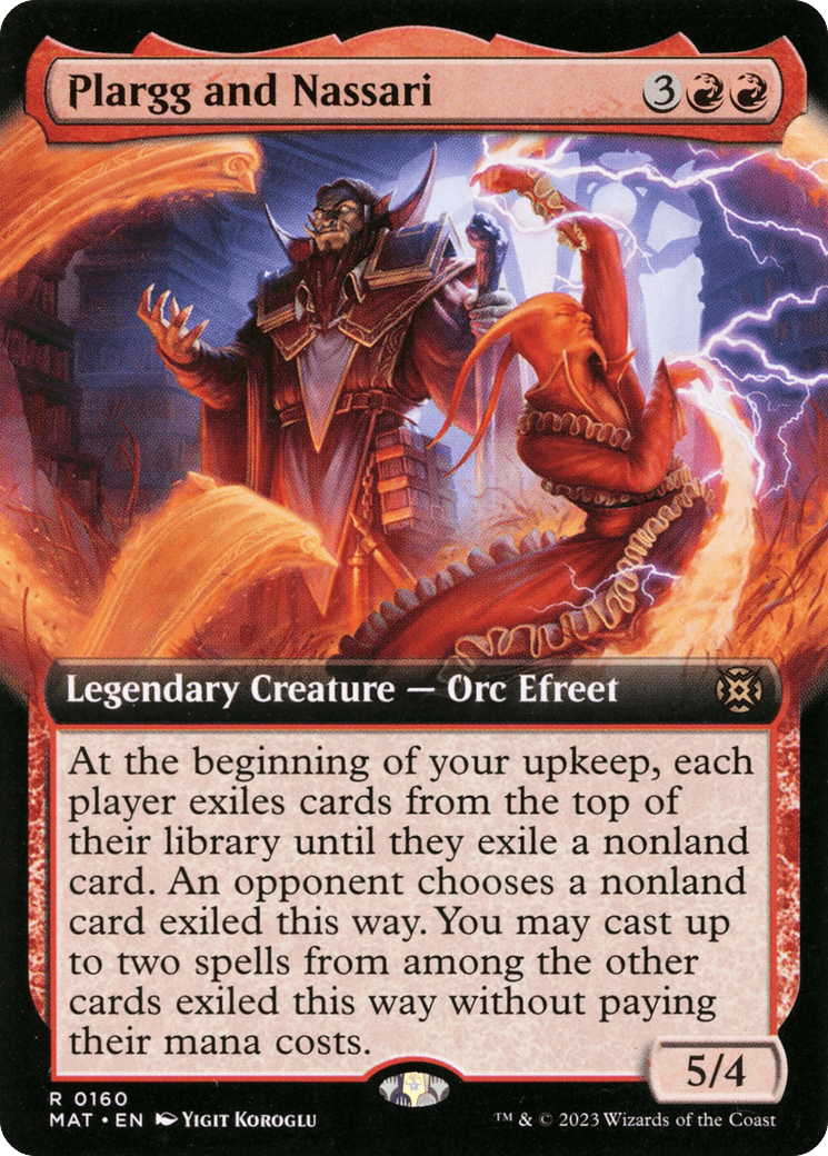 Plargg and Nassari (Extended Art) [March of the Machine: The Aftermath] MTG Single Magic: The Gathering  | Multizone: Comics And Games