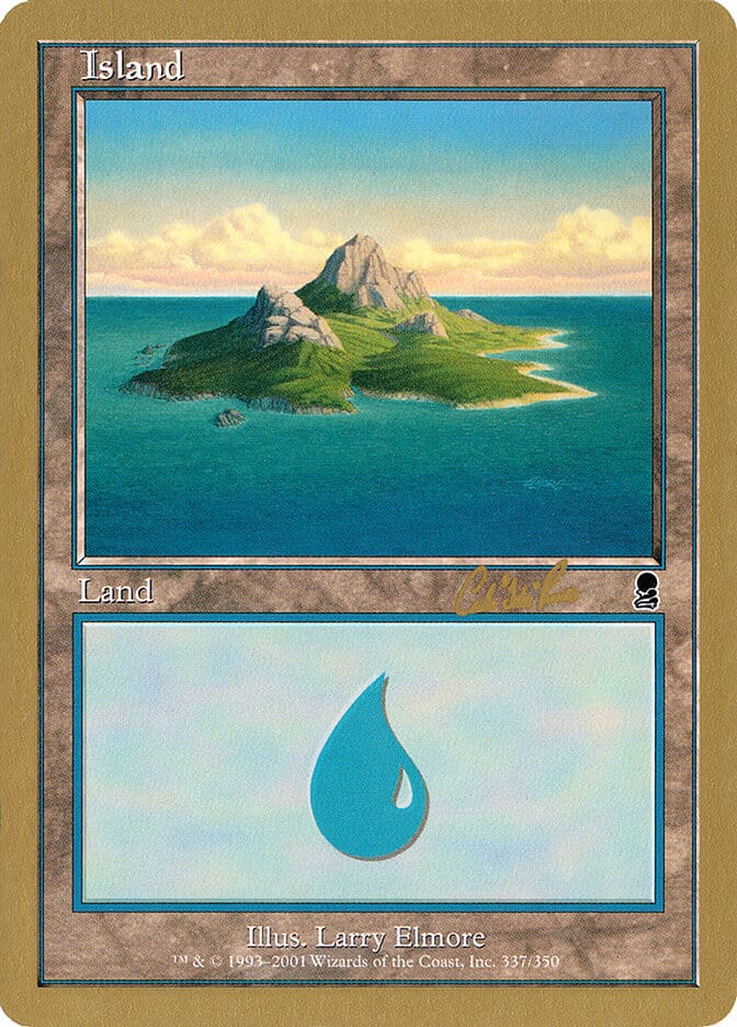 Island (cr337a) (Carlos Romao) [World Championship Decks 2002] MTG Single Magic: The Gathering  | Multizone: Comics And Games