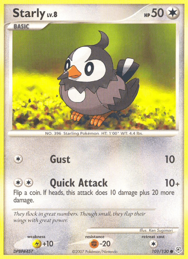 Starly (101/130) [Diamond & Pearl: Base Set] Pokemon Single Pokémon  | Multizone: Comics And Games