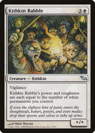 Kithkin Rabble [Shadowmoor] MTG Single Magic: The Gathering  | Multizone: Comics And Games