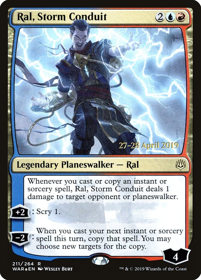 Ral, Storm Conduit [War of the Spark Prerelease Promos] MTG Single Magic: The Gathering  | Multizone: Comics And Games