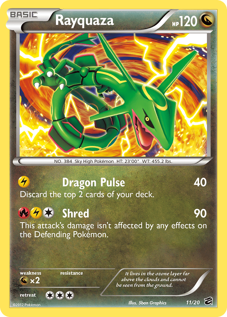 Rayquaza (11/20) [Black & White: Dragon Vault] Pokemon Single Pokémon  | Multizone: Comics And Games