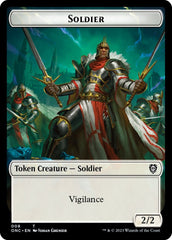 Soldier (008) // Angel Double-Sided Token [Phyrexia: All Will Be One Commander Tokens] MTG Single Magic: The Gathering  | Multizone: Comics And Games