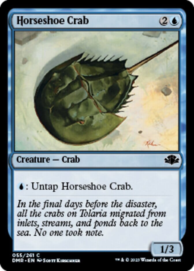 Horseshoe Crab [Dominaria Remastered] MTG Single Magic: The Gathering  | Multizone: Comics And Games