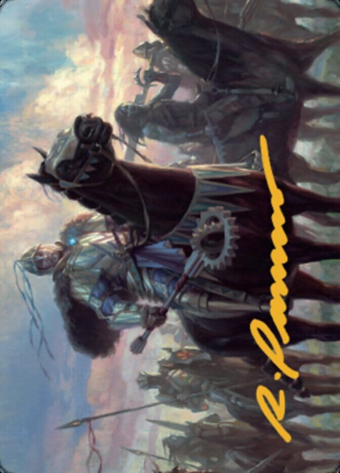 Shanid, Sleepers' Scourge Art Card (Gold-Stamped Signature) [Dominaria United Art Series] MTG Single Magic: The Gathering  | Multizone: Comics And Games
