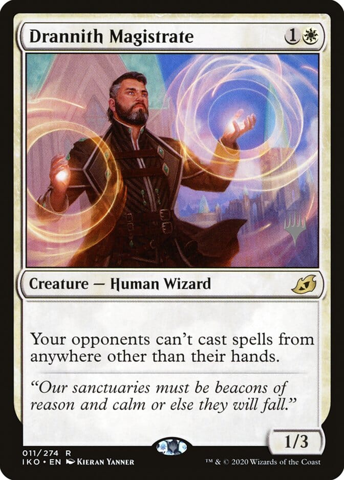 Drannith Magistrate (Promo Pack) [Ikoria: Lair of Behemoths Promos] MTG Single Magic: The Gathering  | Multizone: Comics And Games