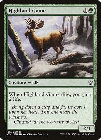 Highland Game [Khans of Tarkir] MTG Single Magic: The Gathering  | Multizone: Comics And Games