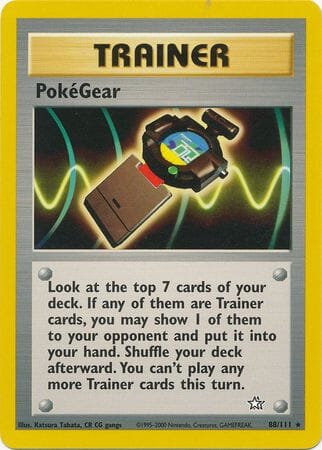 PokeGear (88/111) [Neo Genesis Unlimited] Pokemon Single Pokémon  | Multizone: Comics And Games