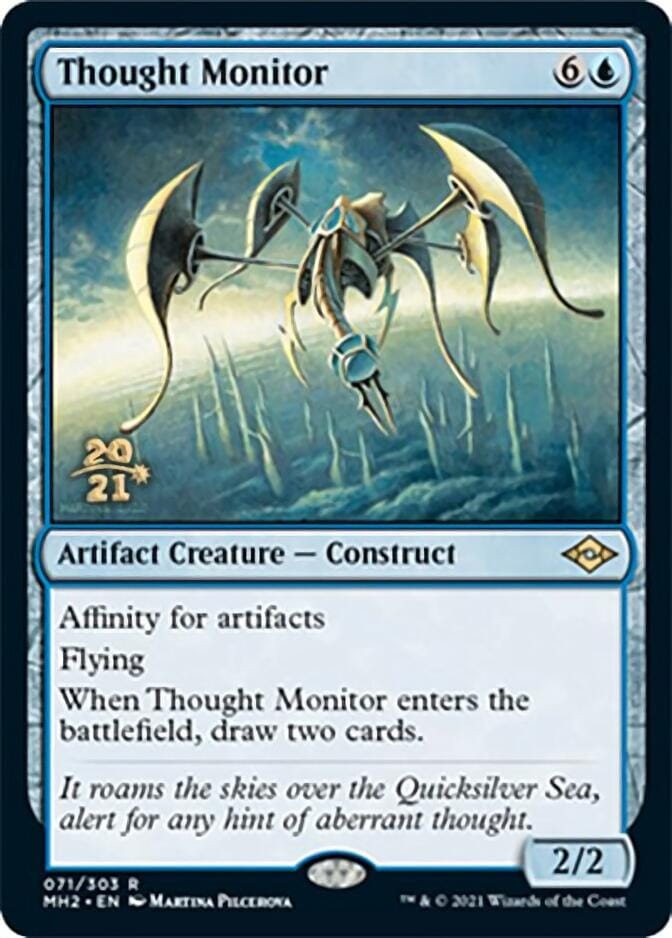 Thought Monitor [Modern Horizons 2 Prerelease Promos] MTG Single Magic: The Gathering  | Multizone: Comics And Games