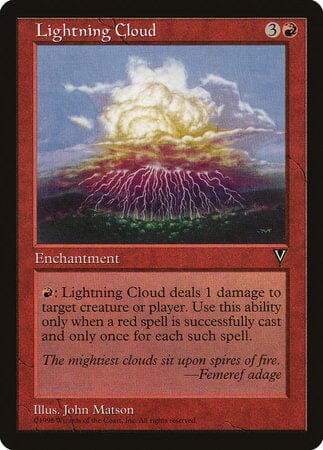 Lightning Cloud [Visions] MTG Single Magic: The Gathering  | Multizone: Comics And Games