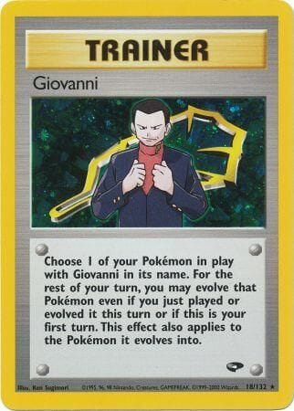 Giovanni (18/132) [Gym Challenge Unlimited] Pokemon Single Pokémon  | Multizone: Comics And Games
