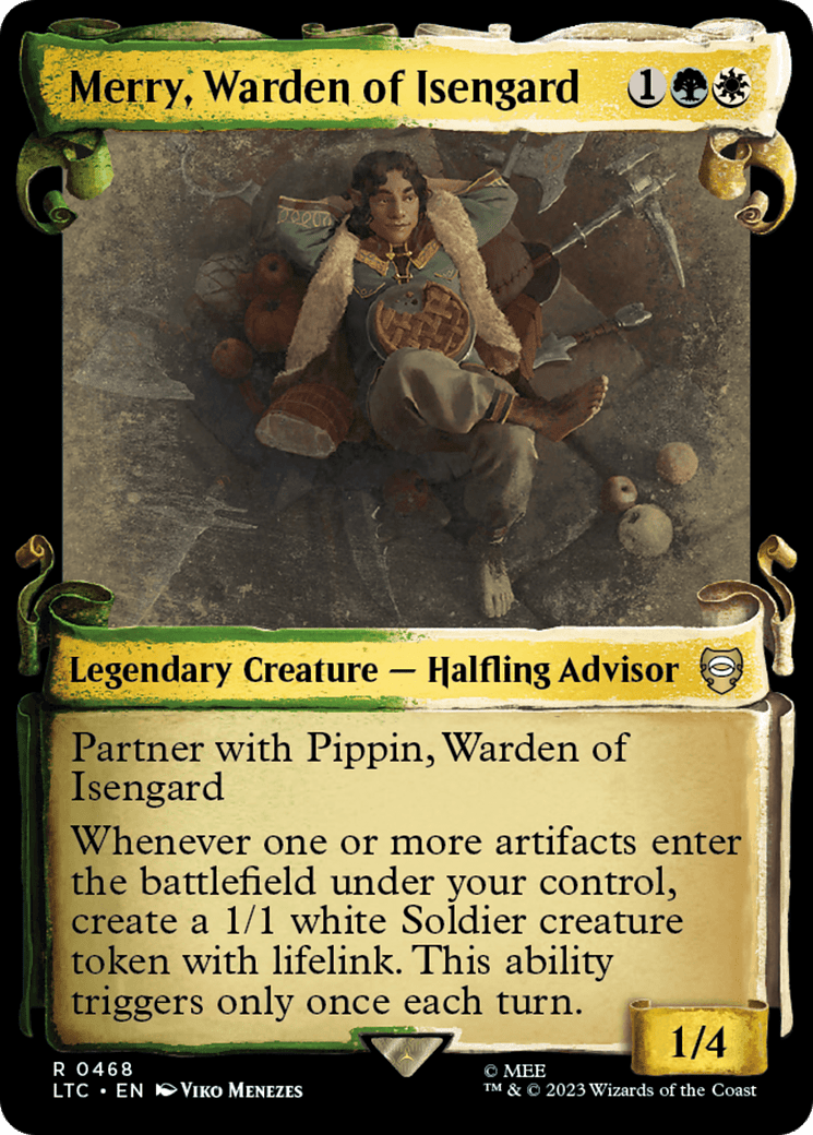 Merry, Warden of Isengard [The Lord of the Rings: Tales of Middle-Earth Commander Showcase Scrolls] MTG Single Magic: The Gathering  | Multizone: Comics And Games