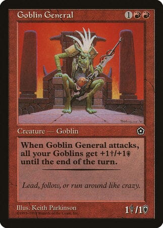 Goblin General [Portal Second Age] MTG Single Magic: The Gathering  | Multizone: Comics And Games