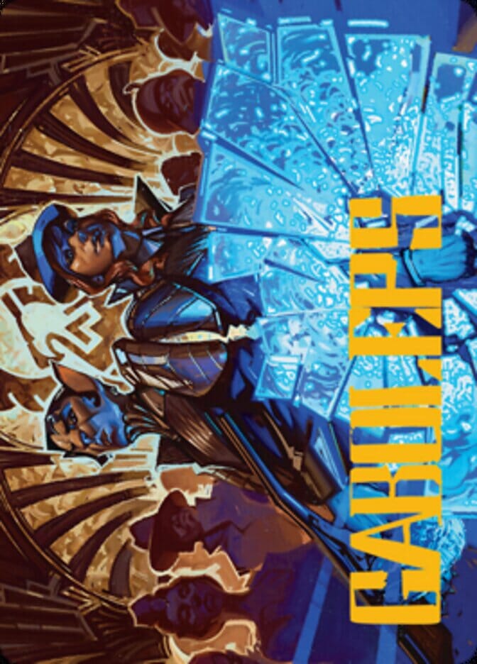 Contractual Safeguard Art Card (Gold-Stamped Signature) [Streets of New Capenna Art Series] MTG Single Magic: The Gathering  | Multizone: Comics And Games
