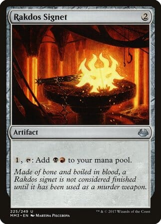 Rakdos Signet [Modern Masters 2017] MTG Single Magic: The Gathering  | Multizone: Comics And Games
