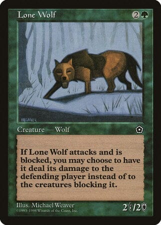 Lone Wolf [Portal Second Age] MTG Single Magic: The Gathering  | Multizone: Comics And Games