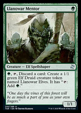 Llanowar Mentor [Time Spiral Remastered] MTG Single Magic: The Gathering  | Multizone: Comics And Games