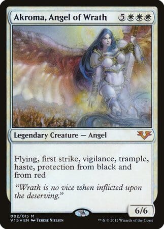 Akroma, Angel of Wrath [From the Vault: Angels] MTG Single Magic: The Gathering  | Multizone: Comics And Games