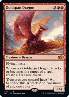 Goldspan Dragon [Jumpstart 2022] MTG Single Magic: The Gathering  | Multizone: Comics And Games
