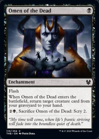 Omen of the Dead [Theros Beyond Death] MTG Single Magic: The Gathering  | Multizone: Comics And Games