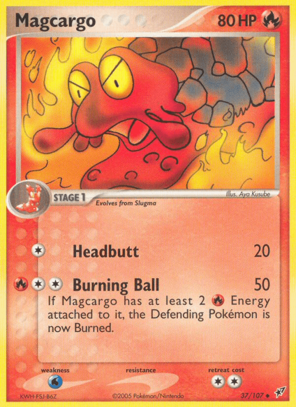 Magcargo (37/107) [EX: Deoxys] Pokemon Single Pokémon  | Multizone: Comics And Games