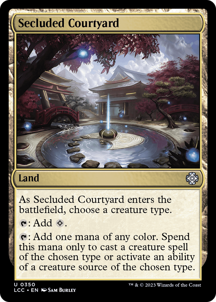 Secluded Courtyard [The Lost Caverns of Ixalan Commander] MTG Single Magic: The Gathering  | Multizone: Comics And Games