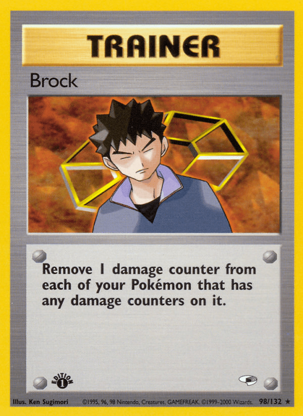 Brock (98/132) [Gym Heroes 1st Edition] Pokemon Single Pokémon  | Multizone: Comics And Games