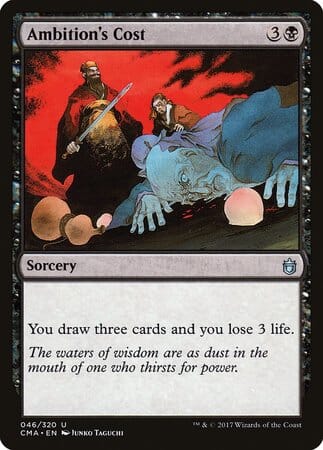 Ambition's Cost [Commander Anthology] MTG Single Magic: The Gathering  | Multizone: Comics And Games