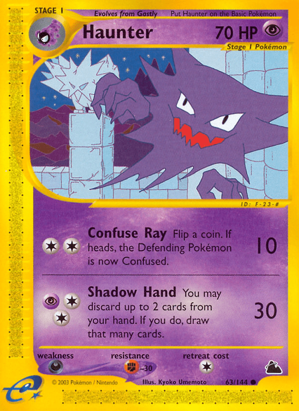 Haunter (63/144) [Skyridge] Pokemon Single Pokémon  | Multizone: Comics And Games