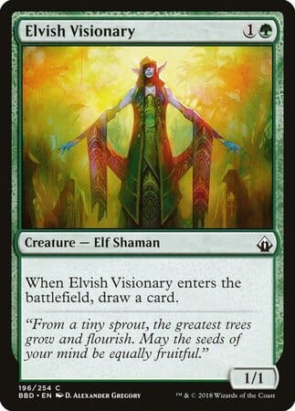 Elvish Visionary [Battlebond] MTG Single Magic: The Gathering  | Multizone: Comics And Games