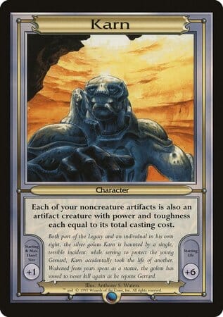 Karn (Oversize) [Vanguard Series] MTG Single Magic: The Gathering  | Multizone: Comics And Games