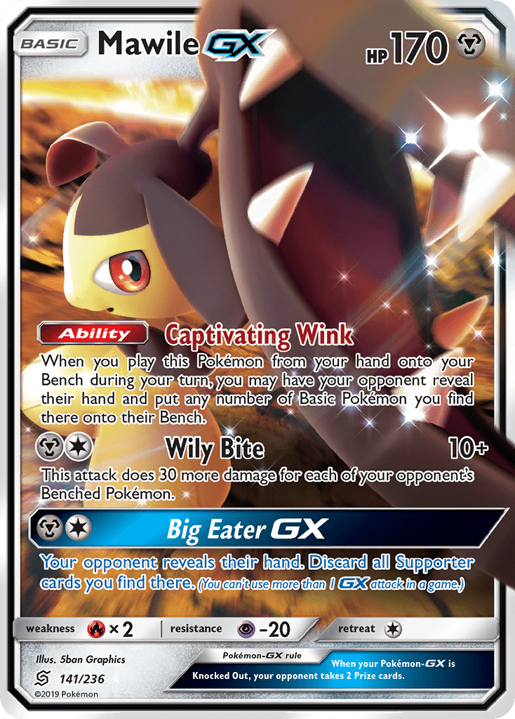 Mawile GX (141/236) [Sun & Moon: Unified Minds] Pokemon Single Pokémon  | Multizone: Comics And Games