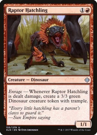 Raptor Hatchling [Ixalan] MTG Single Magic: The Gathering  | Multizone: Comics And Games