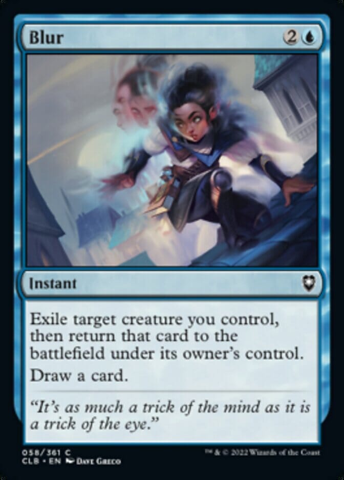 Blur [Commander Legends: Battle for Baldur's Gate] MTG Single Magic: The Gathering  | Multizone: Comics And Games