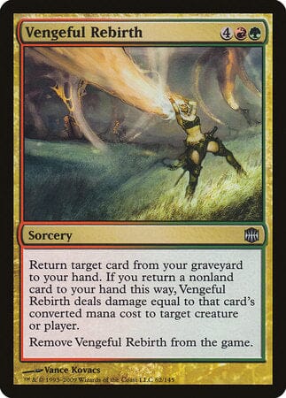 Vengeful Rebirth [Alara Reborn] MTG Single Magic: The Gathering  | Multizone: Comics And Games