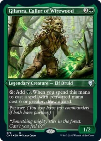 Gilanra, Caller or Wirewood (Foil Etched) [Commander Legends] MTG Single Magic: The Gathering  | Multizone: Comics And Games