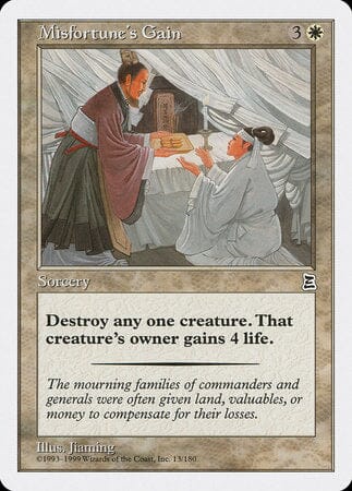 Misfortune's Gain [Portal Three Kingdoms] MTG Single Magic: The Gathering  | Multizone: Comics And Games