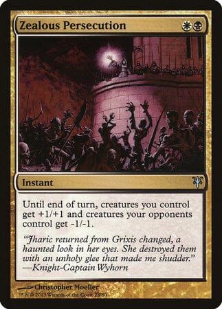 Zealous Persecution [Duel Decks: Sorin vs. Tibalt] MTG Single Magic: The Gathering  | Multizone: Comics And Games