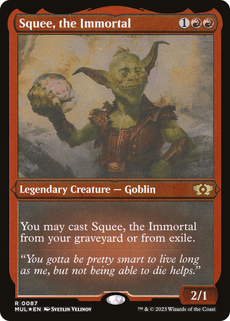 Squee, the Immortal (Foil Etched) [Multiverse Legends] MTG Single Magic: The Gathering  | Multizone: Comics And Games