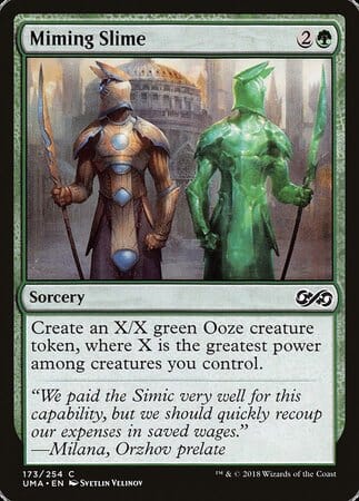 Miming Slime [Ultimate Masters] MTG Single Magic: The Gathering  | Multizone: Comics And Games
