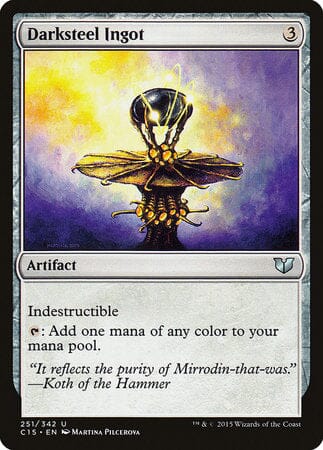 Darksteel Ingot [Commander 2015] MTG Single Magic: The Gathering  | Multizone: Comics And Games