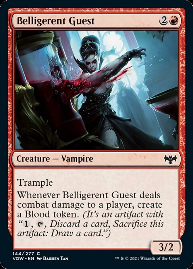 Belligerent Guest [Innistrad: Crimson Vow] MTG Single Magic: The Gathering  | Multizone: Comics And Games