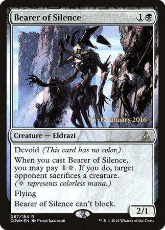 Bearer of Silence [Oath of the Gatewatch Promos] MTG Single Magic: The Gathering  | Multizone: Comics And Games