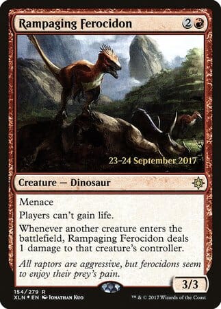 Rampaging Ferocidon [Ixalan Promos] MTG Single Magic: The Gathering  | Multizone: Comics And Games