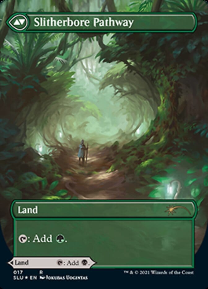Darkbore Pathway // Slitherbore Pathway (Borderless) [Secret Lair: Ultimate Edition 2] MTG Single Magic: The Gathering  | Multizone: Comics And Games
