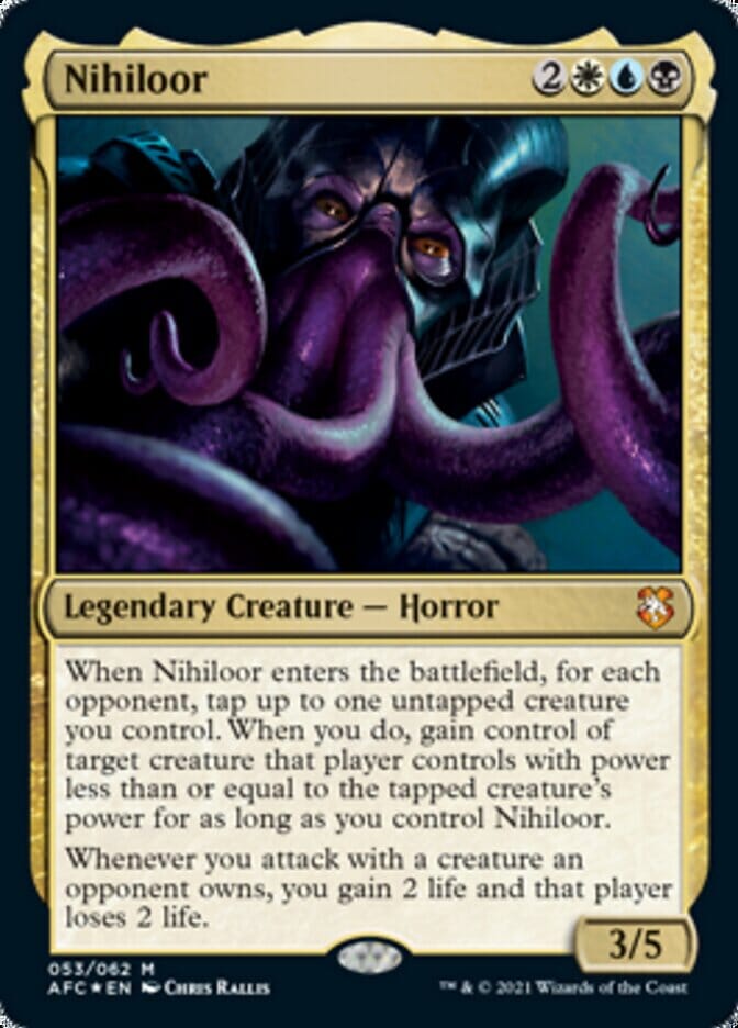 Nihiloor [Dungeons & Dragons: Adventures in the Forgotten Realms Commander] MTG Single Magic: The Gathering  | Multizone: Comics And Games