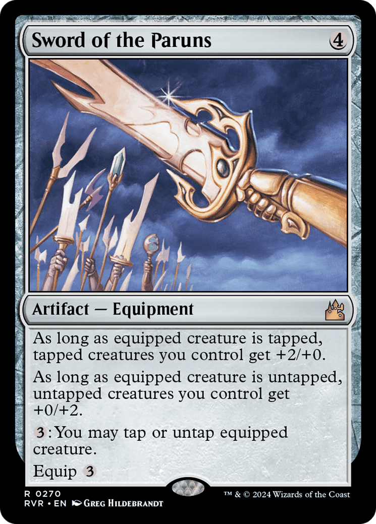 Sword of the Paruns [Ravnica Remastered] MTG Single Magic: The Gathering  | Multizone: Comics And Games